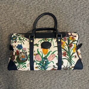 Gucci Floral Hobo Bag - Multicolor and Black